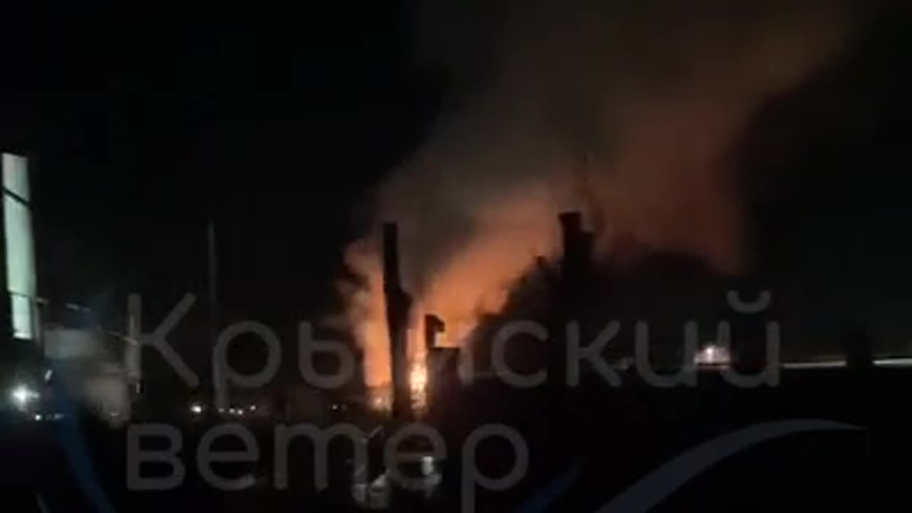🔥 New video from Simferopol oil depot!
