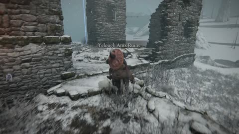 Elden Ring PC | Stonesword Key at Yelough Anix Ruins from Inner Consecrated Snowfield site of grace