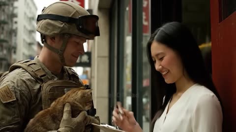 Army Soldier Drafts for WW3 in Chinatown