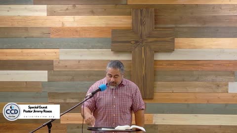 Special Guest Jimmy Rosas from Grace Calvary Chapel, San Antonio Texas.