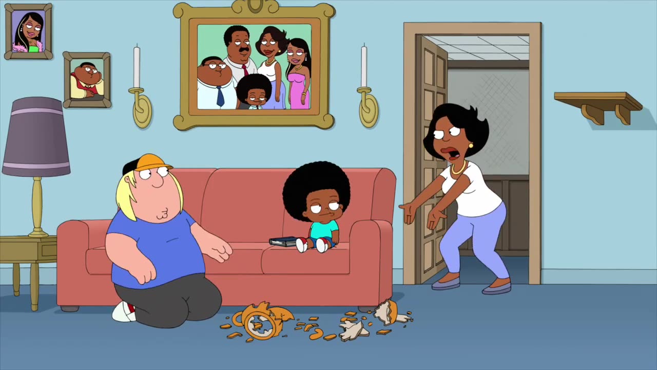 Family Guy- Chris Spanked by Mrs. Brown