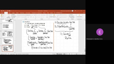 PAMER SEMESTRAL 2023 | Repaso 4 | Trigonometría