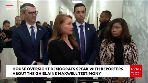 House Oversight Dems Speak Out About Ghislaine Maxwell Deposition, Clinton Deposition