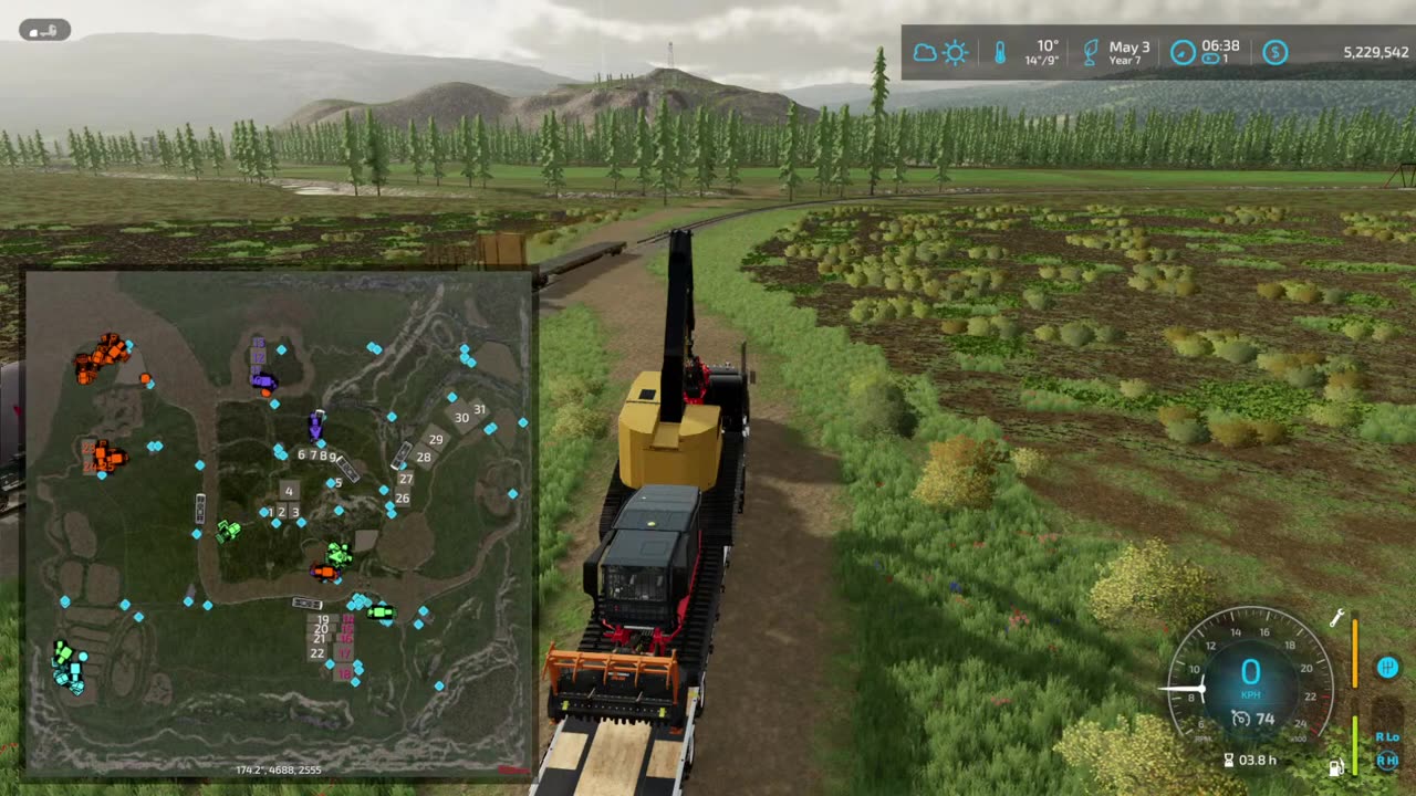 Logging in the YUKON VALLEY | LOGISTICS LOGGING | FS22