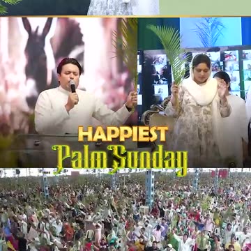 🌴Happiest Palm Sunday 2025🌴 | Ankur Narula Ministries #apostleankuryosephnarula #palmsunday #shorts