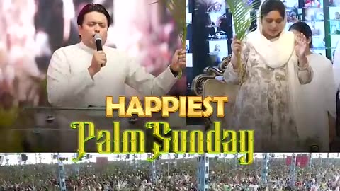 🌴Happiest Palm Sunday 2025🌴 | Ankur Narula Ministries #apostleankuryosephnarula #palmsunday #shorts
