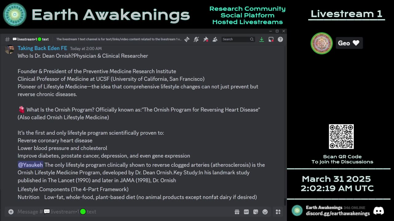 Earth Awakenings - Livestream 1 - #3077