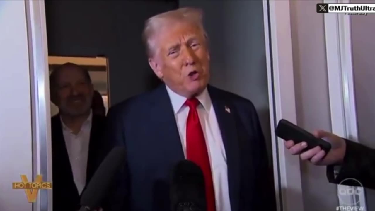 Trump smiles BIGLY when asked if he will seek a third term in office.