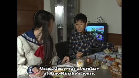 Usagi & Mamoru sailor moon live action act 15 Usagi having breakfast