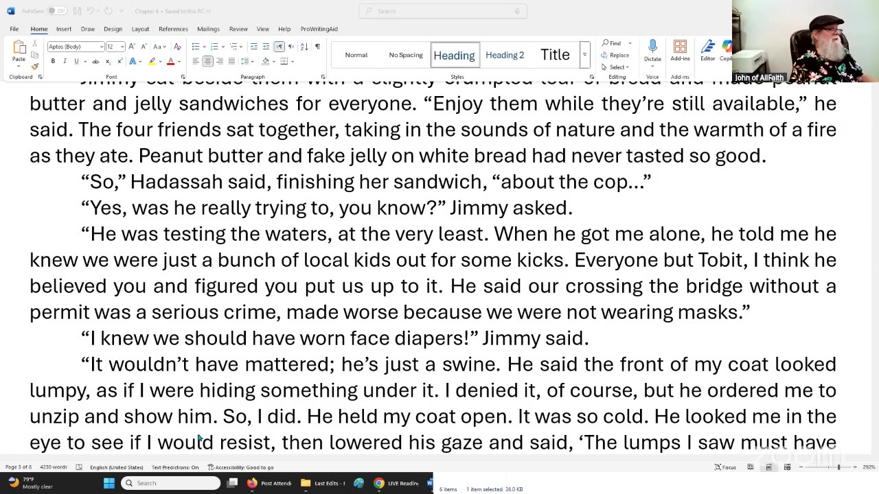 LIVE Reading of "Below We Stand with author John of AllFaith