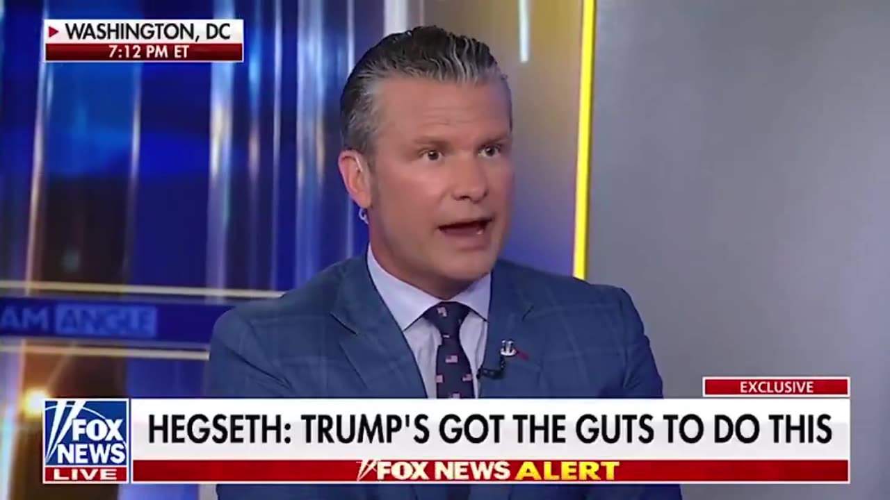 Secretary of Defense Pete Hegseth discussing military for Liberation Day *Mexican Cartel