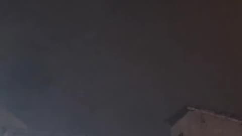 Residents cheered and recorded a Yemeni missile crossing the sky