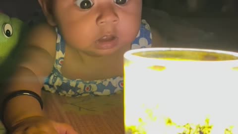 Baby shocked