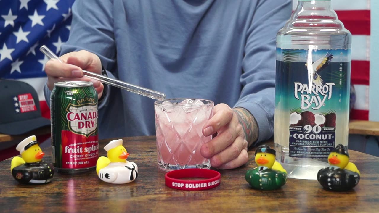 Esteban Casas - Parrot Bay Coconut Rum 90 proof & Canada Dry Fruit Splash