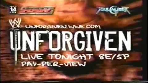 WWE Unforgiven 2003 TV Commercial 1