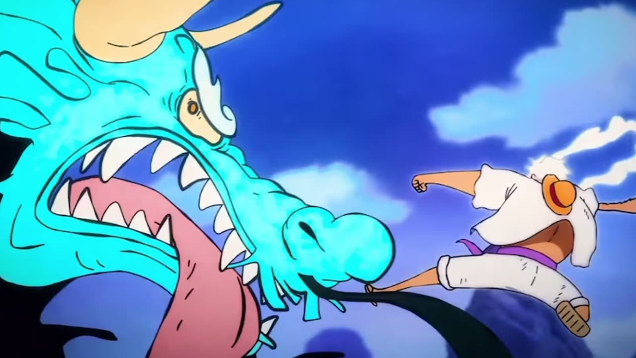 Kaido Vs Luffy Gear 5 Full Fight