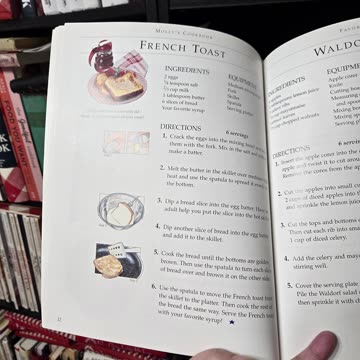 French toast from American Girls pastimes Molly's Cookbook Pics only