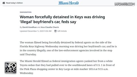 BREAKING VIDEO: CBS Runs Fake Story Of American Citizen Being Detained By U.S. Customs and Border Protections and Leaves Out Key Detail... She Was Driving Her Illegal Alien Boyfriend's Car