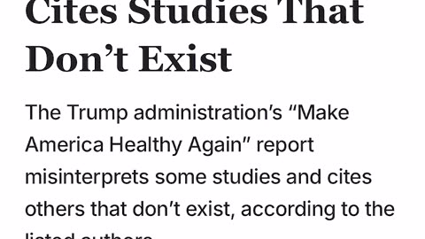 White House calls RFK Jr. report's nonexistent sources 'formatting issues'