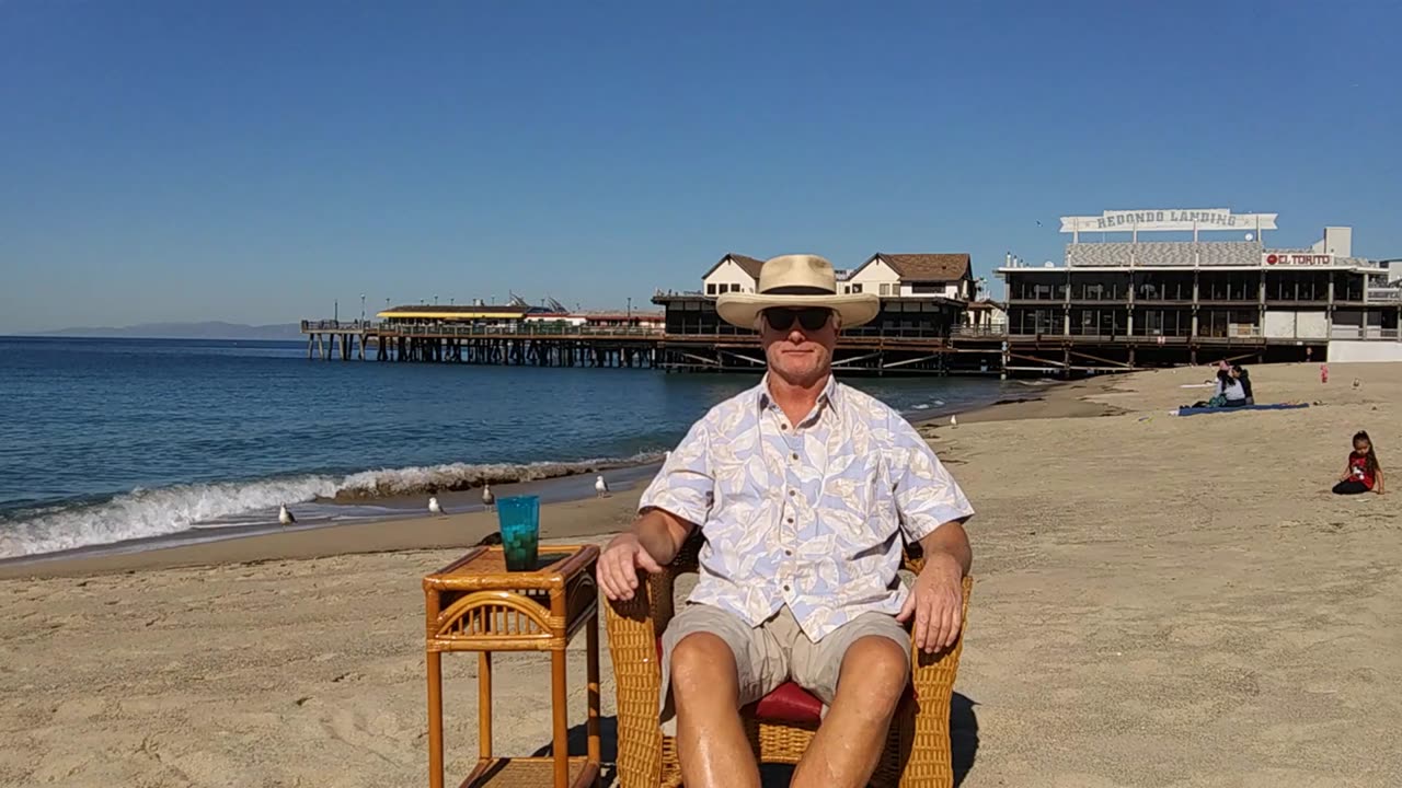 The Beach Captain in Time-Lapse. The Redondo Beach Pier, Redondo Beach, California. TL 028