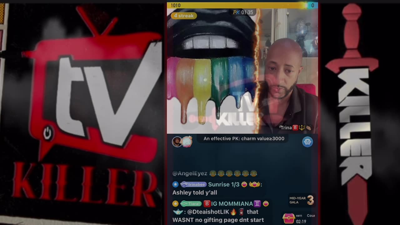 Tiara LINES TRINA B GOING OFF ON MESSY CALLER & HER EX ADMIN ADRIAN