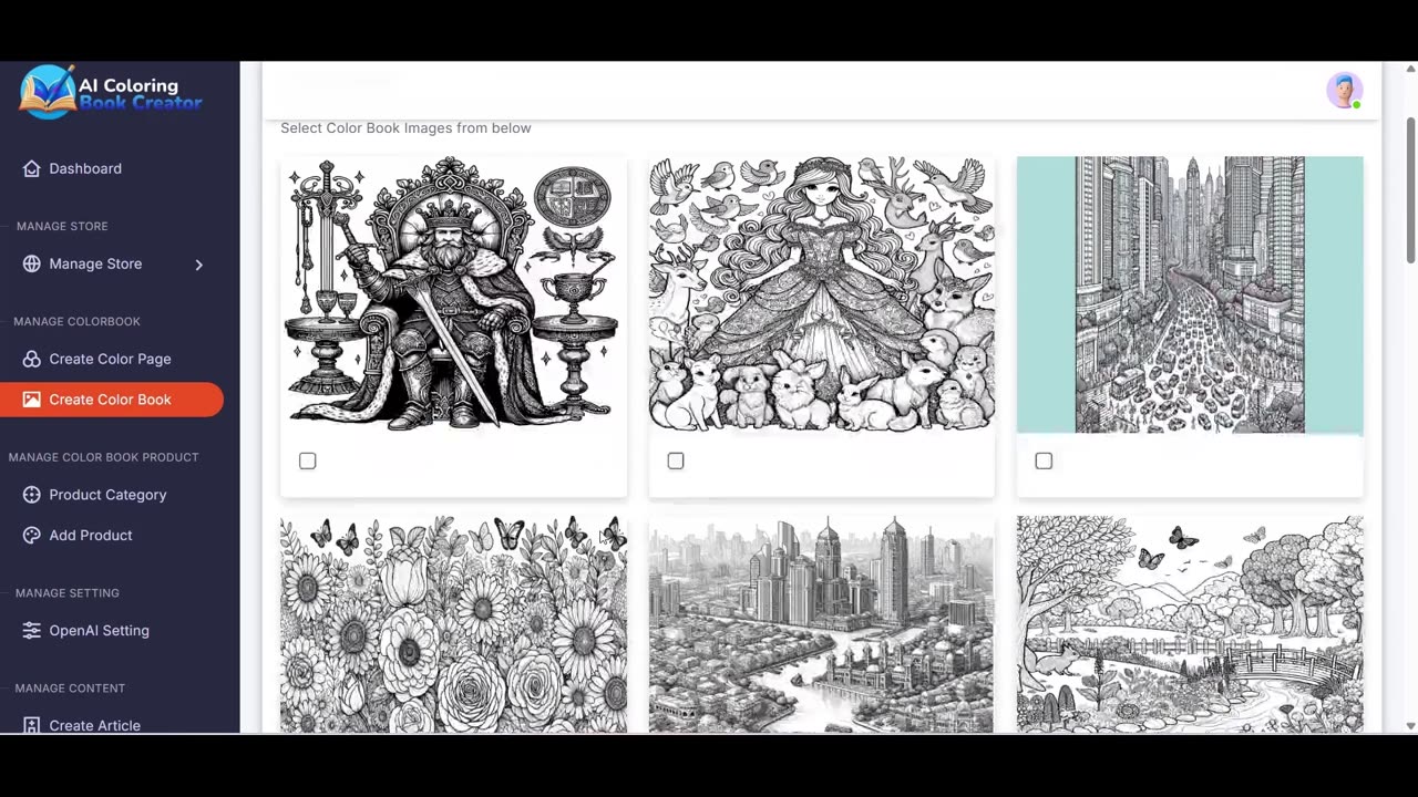 AI Coloring Book Creator Demo: Make Jaw-Dropping Coloring Books Instantly—Just Enter a Keyword