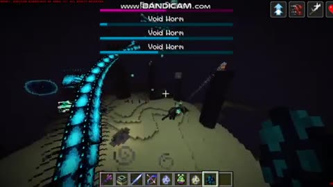 Minecraft Mob Battle Ender Dragon Vs Void Worm Alex's mobs