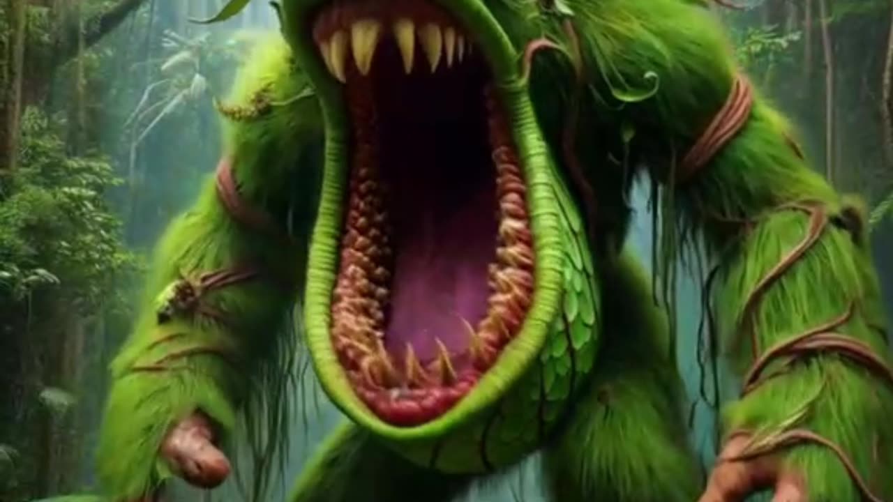 Amazing ai fusion of plants and animals