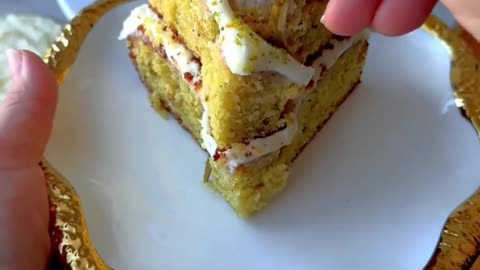 Orange Pistachio Cake with Orange Cream Cheese Frosting