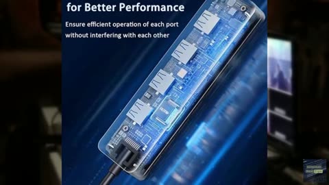 USB 3.0 Hub, VIENON 4-Port USB Hub USB Splitter USB Expander for Laptop, Xbox, F