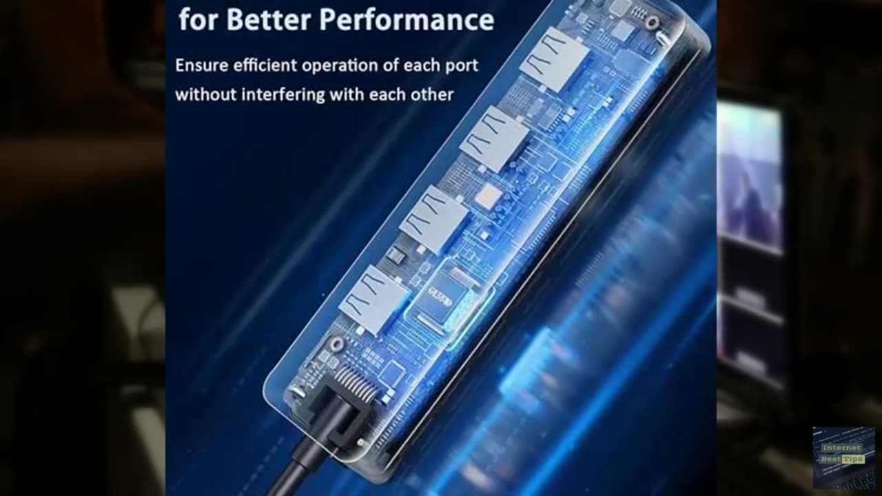 USB 3.0 Hub, VIENON 4-Port USB Hub USB Splitter USB Expander for Laptop, Xbox, F