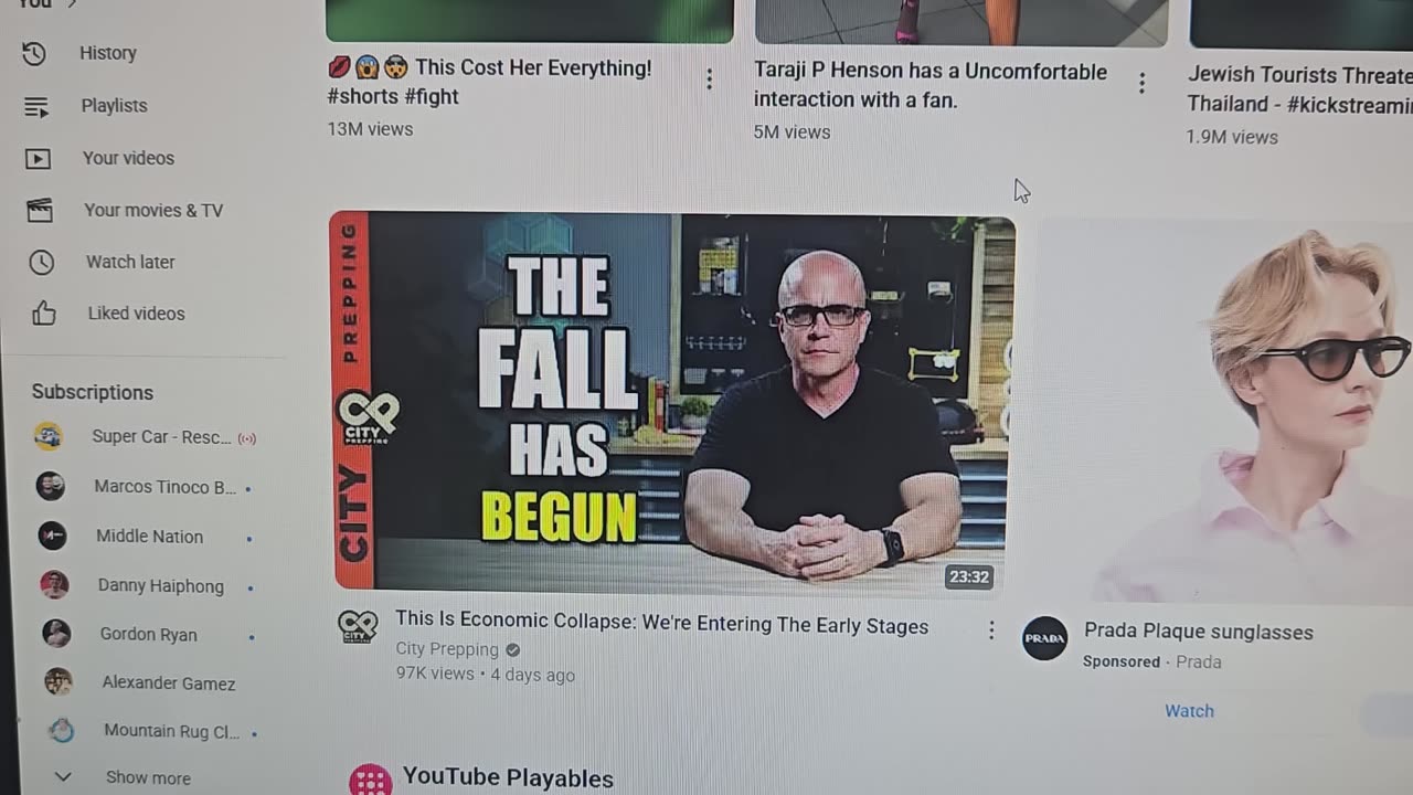 Hiding the collapse with orchestrated riots