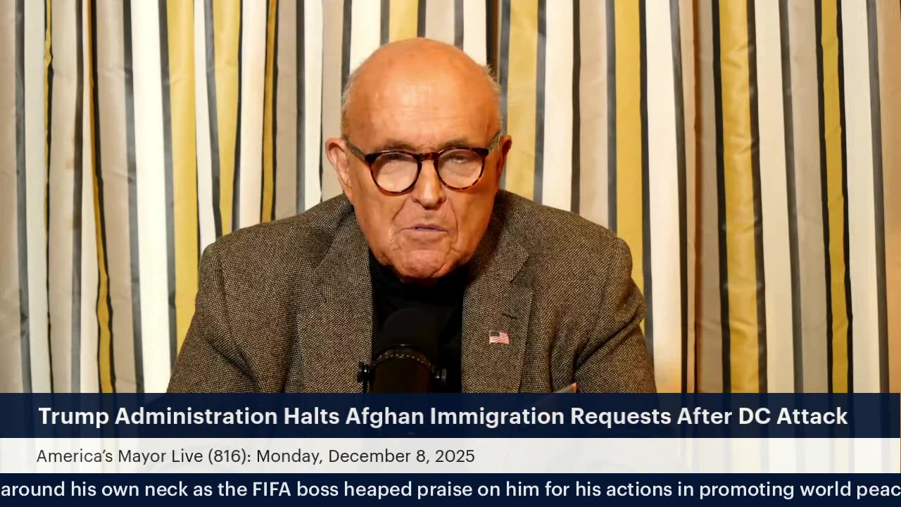 America's Mayor Live (816): Trump Administration Halts Afghan Immigration Requests After DC Attack