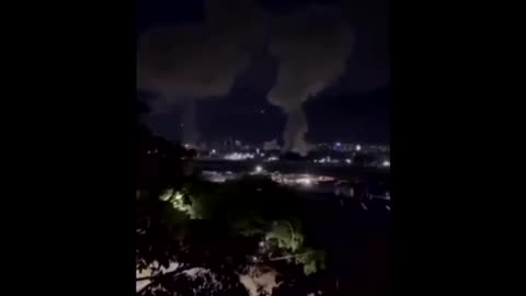 Caracas Venezuela Attack Ground Video
