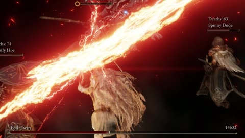 Elden Ring : Boss Fight - Fell Twins vs 4 (Seamless Co-op) #eldenring #shorts