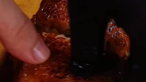 Chicken wings wrapped in rice, I don't know who figured out how to eat it