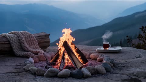 🔥 Cozy Campfire Crackling Sounds | Relaxing Fire Ambience for Sleep & Relaxation