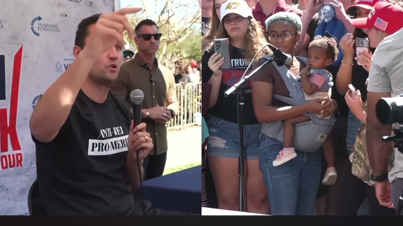 Charlie Kirk FSU Debating With Black Mother