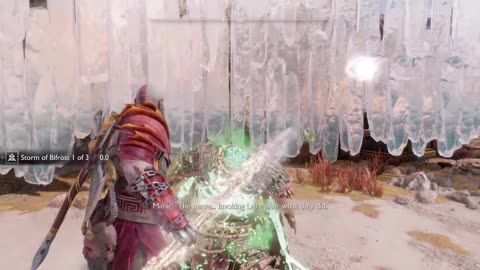 God of War Ragnarok - Kratos Vs. Beigadr the Feaared ( NG+ ).
