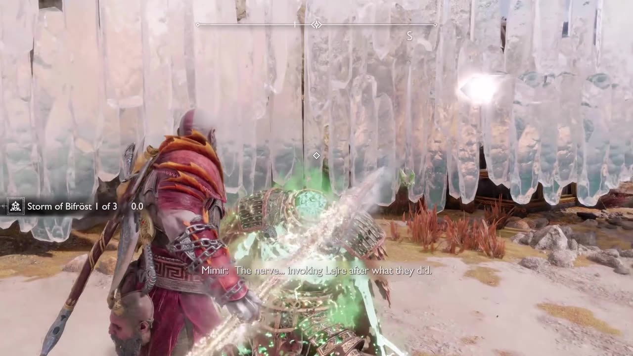 God of War Ragnarok - Kratos Vs. Beigadr the Feaared ( NG+ ).