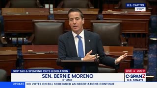 Sen. Bernie Moreno Talks 'Propaganda' About Big Beautiful Bill Ahead of Vote