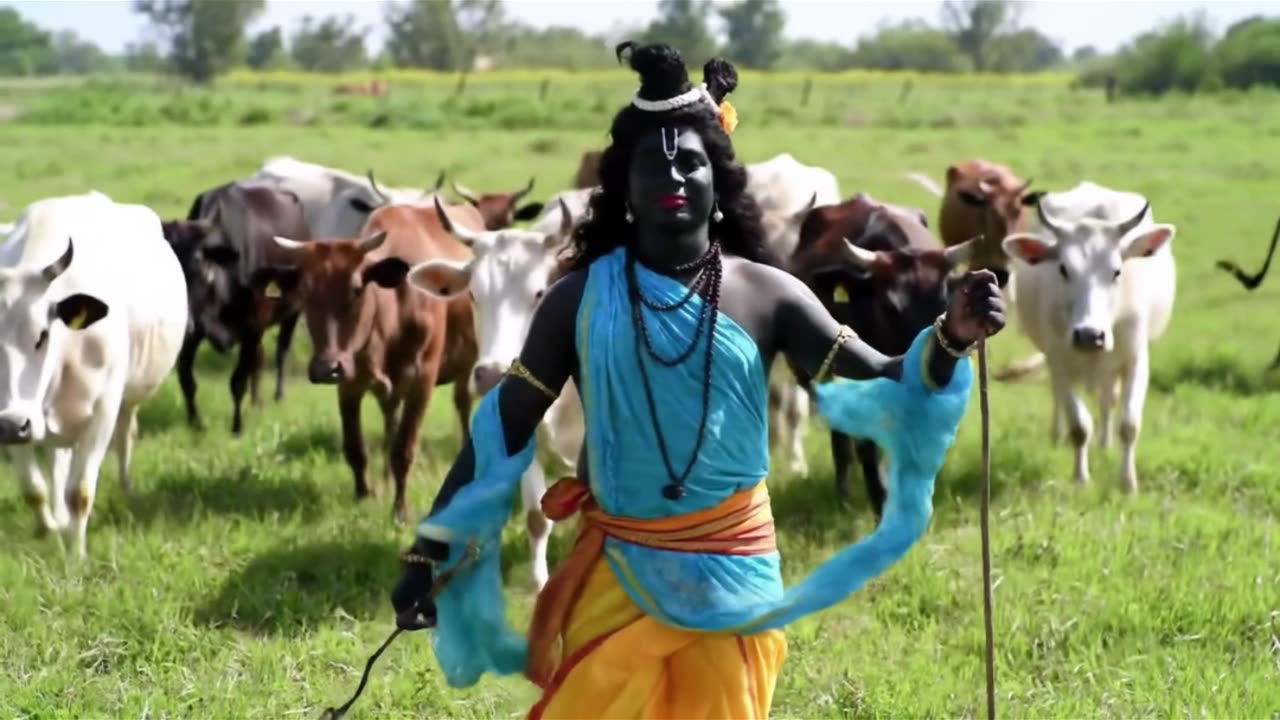 🌾 কৃষ্ণ গরুর পাল নিয়ে ফিরছে রাখাল | মন মাতানো গ্রামীণ দৃশ্য 🌿🐄