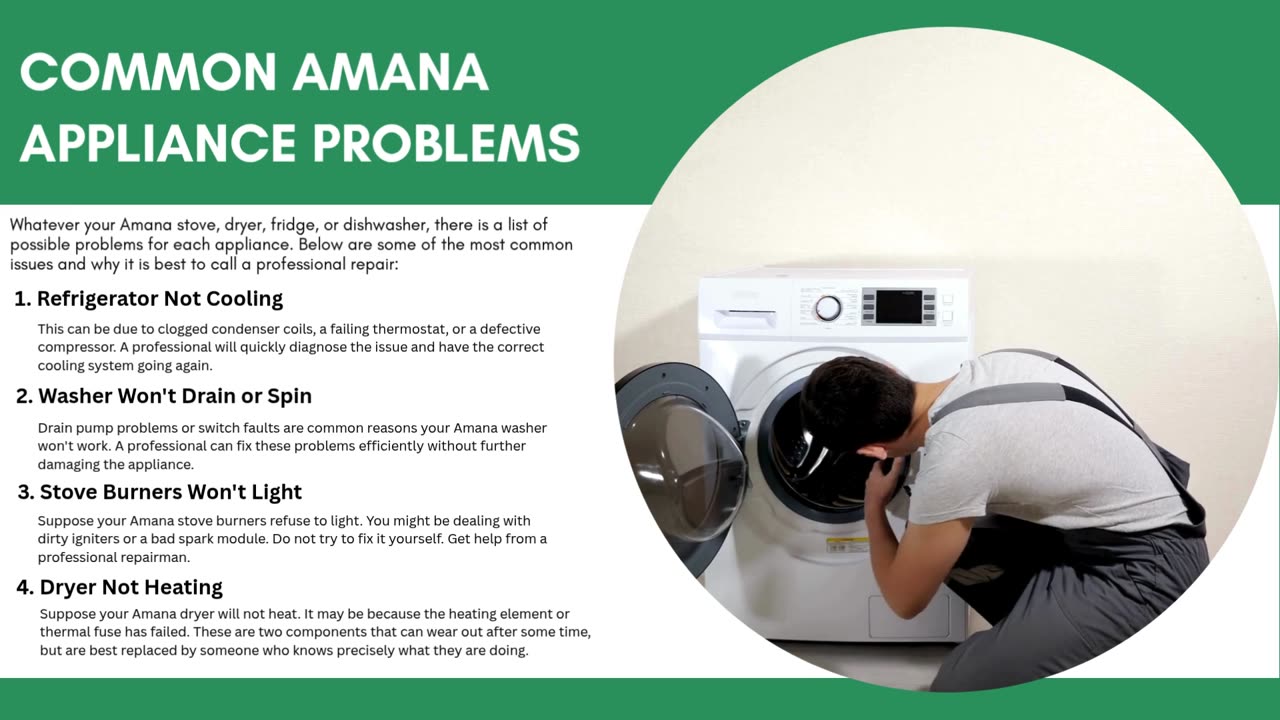 Save Time and Money with Trusted Amana Repair near Me Services
