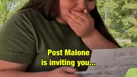 “Post Malone’s music saved my life” 🥹❤️