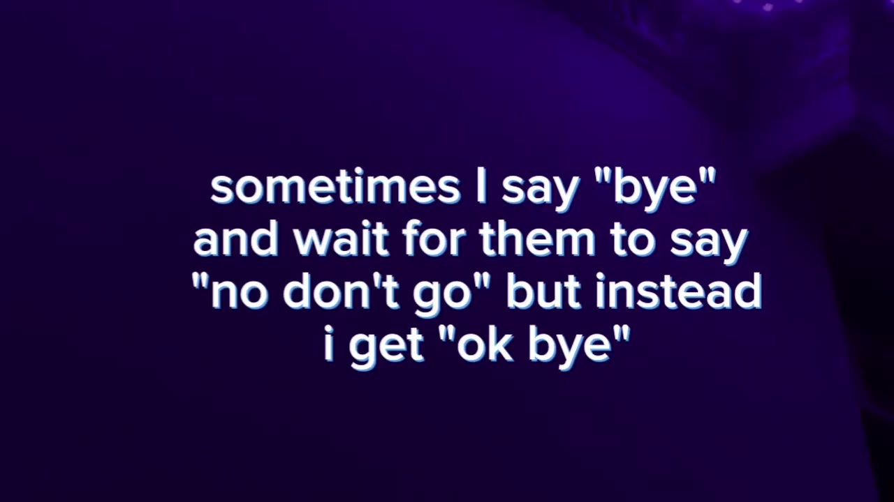 POV: Waiting for 'Don’t Go' 💔 | But They Say 'Ok, Bye' | Silent Heartbreak