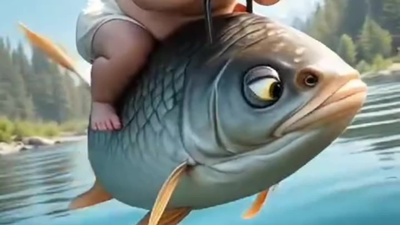 Baby Boy and Shark 🦈