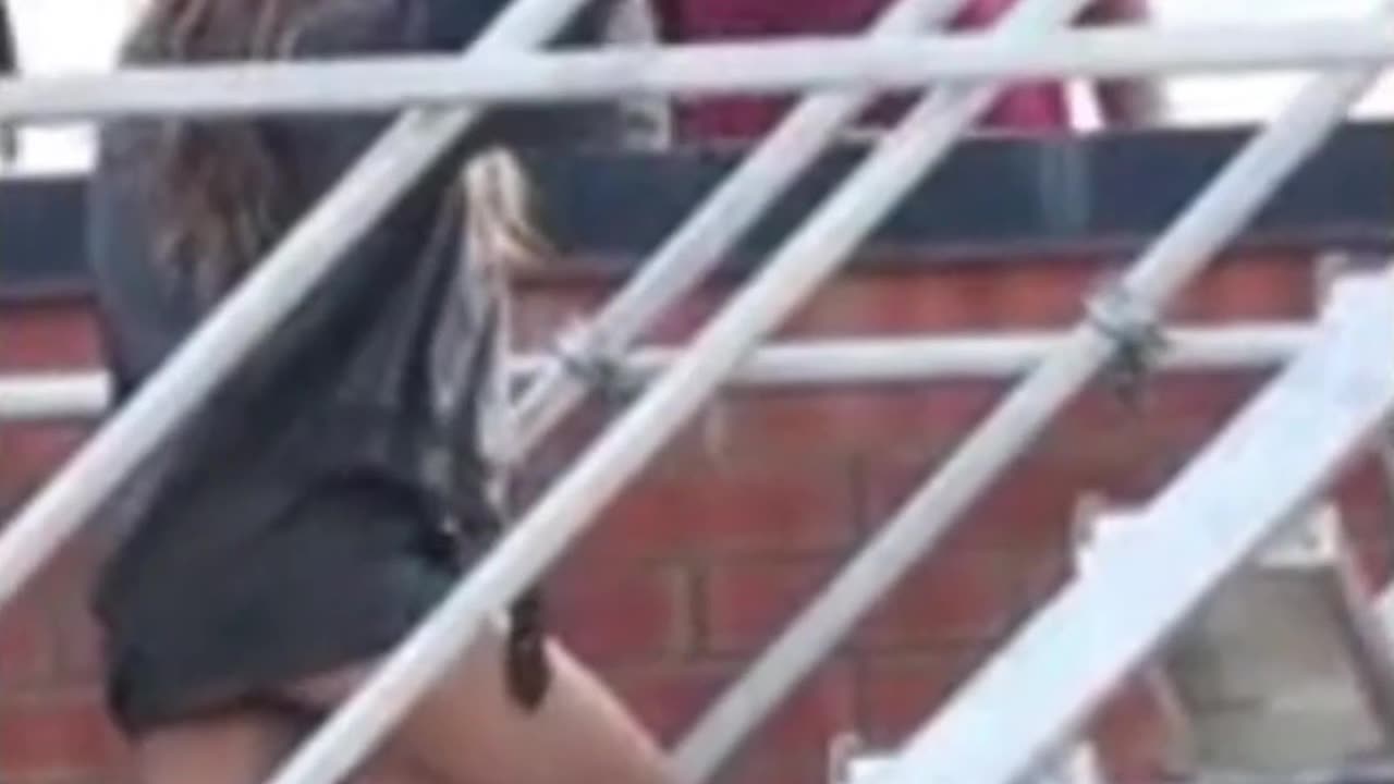 Miley Cyrus struts her stuff filming Maybelline ad in New York