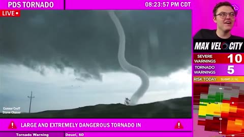 When expert Storm Chasers start recording never seen before Dancing Tornadoes
