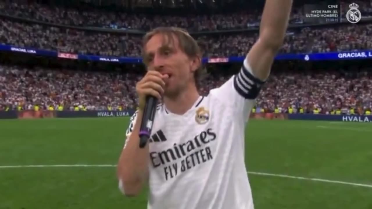 Real Madrid President Florentino Perez in tears