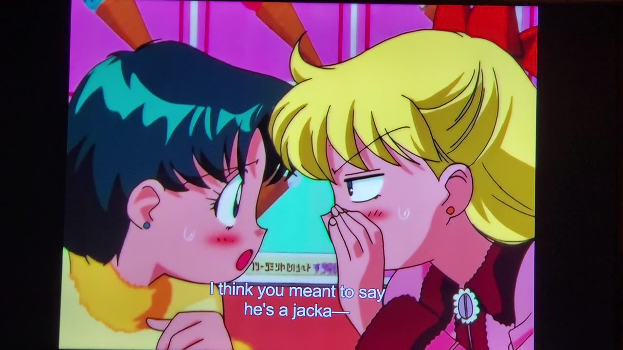 Sailor Moon SuperS - Did Ami Mizuno just swear?! You make the call...